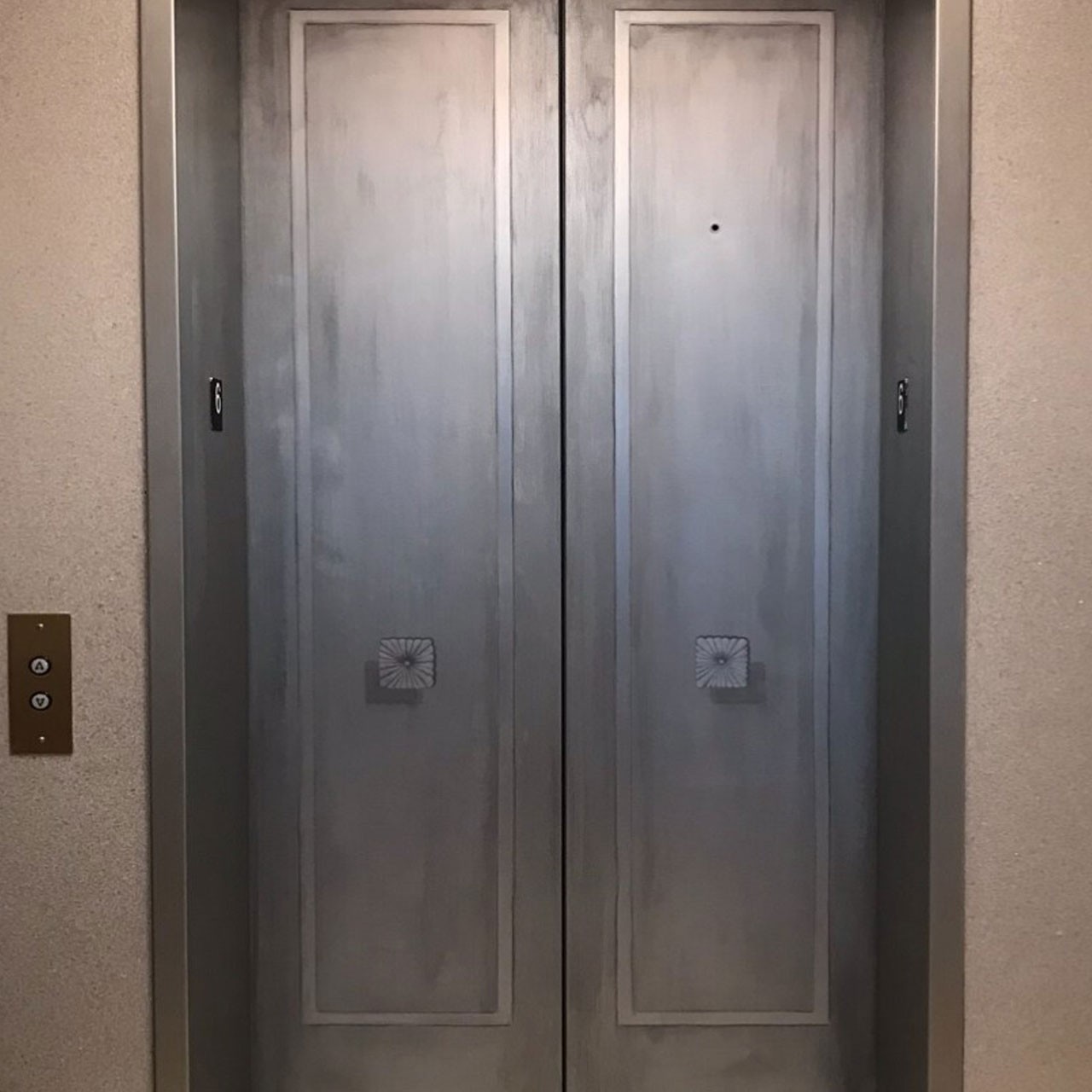 Elevator Door Mural paint my elevator entrance